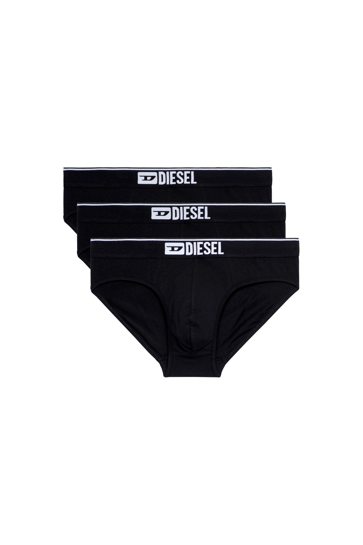 Three-pack of plain logo briefs