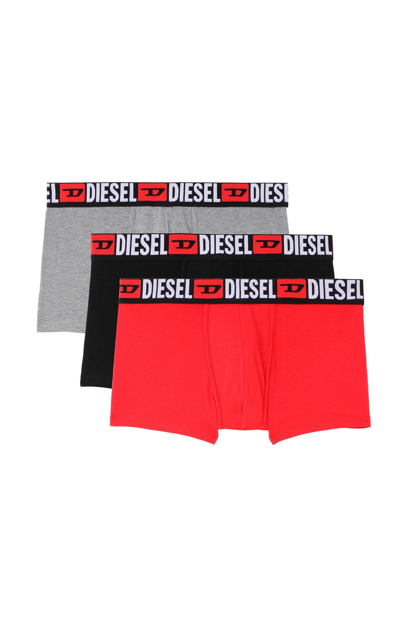 Three-pack of all-over logo waist boxers
