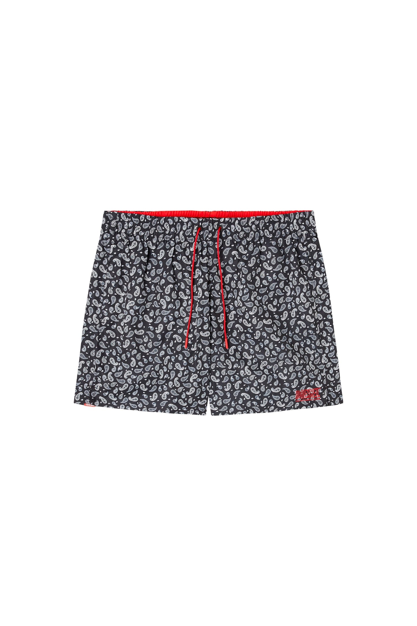 Boardshorts with paisley print