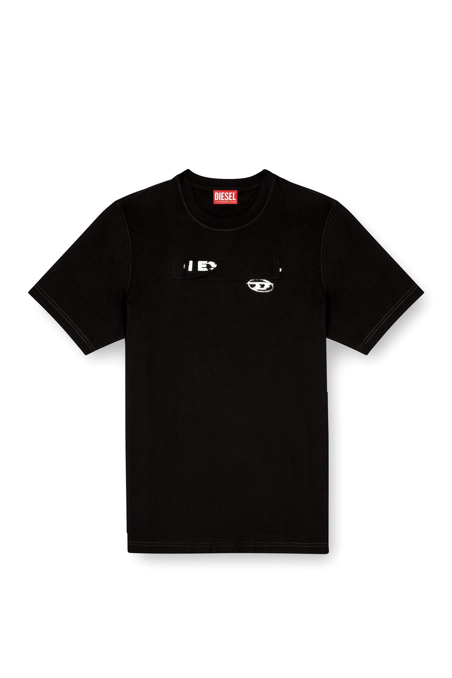 Regular T-shirt with patches and prints