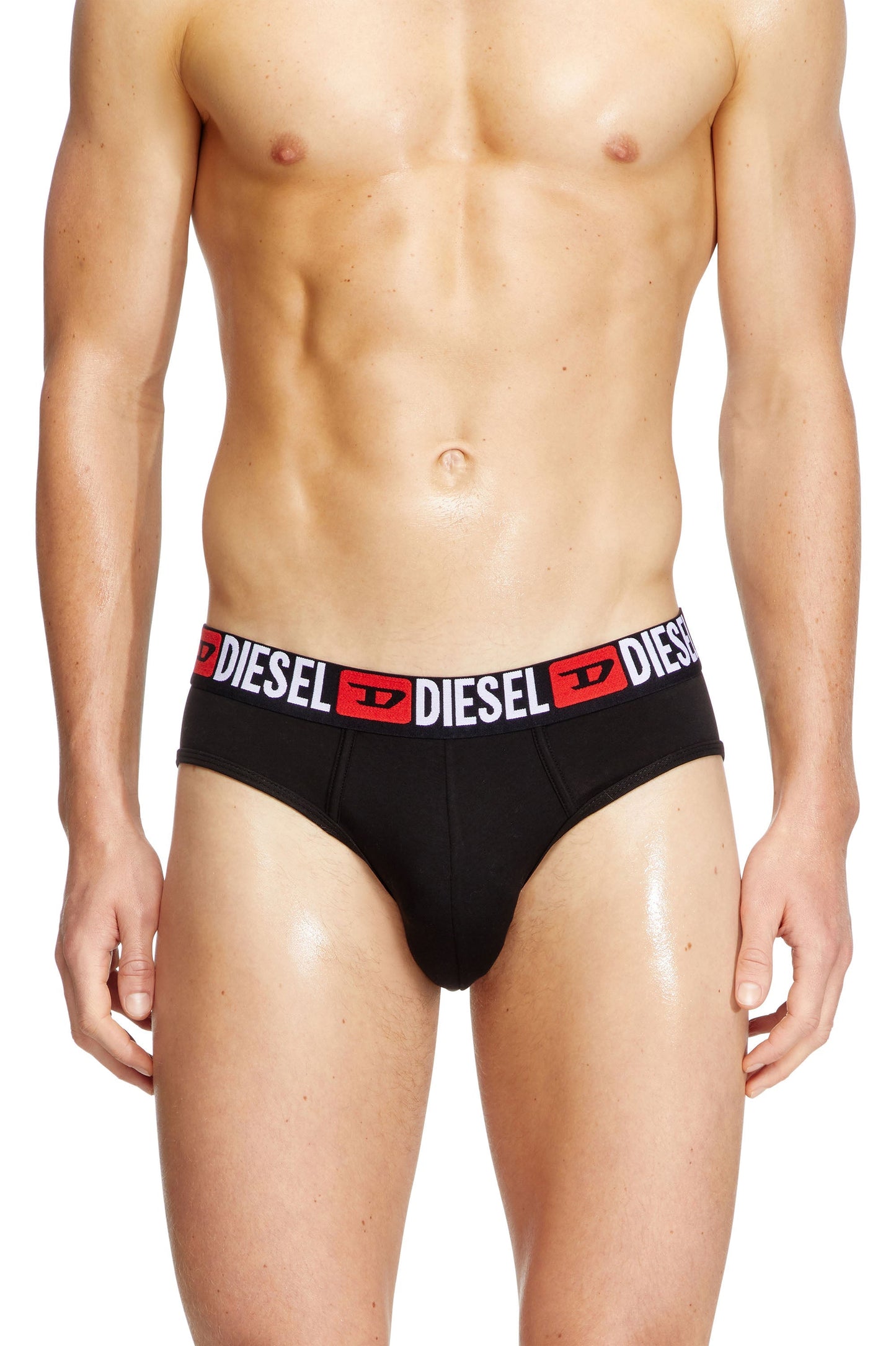 Three-pack of solid-colour briefs