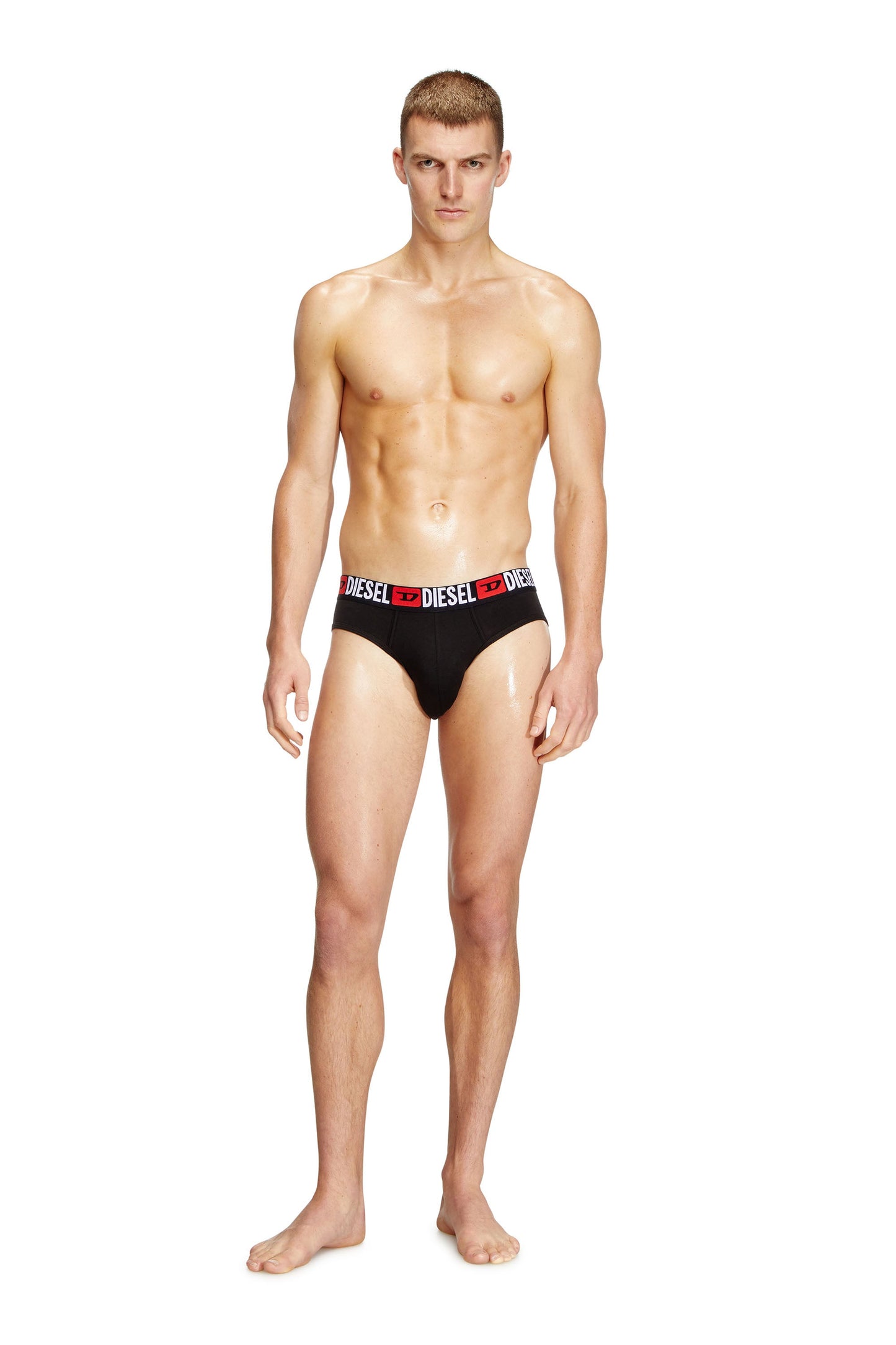 Three-pack of solid-colour briefs
