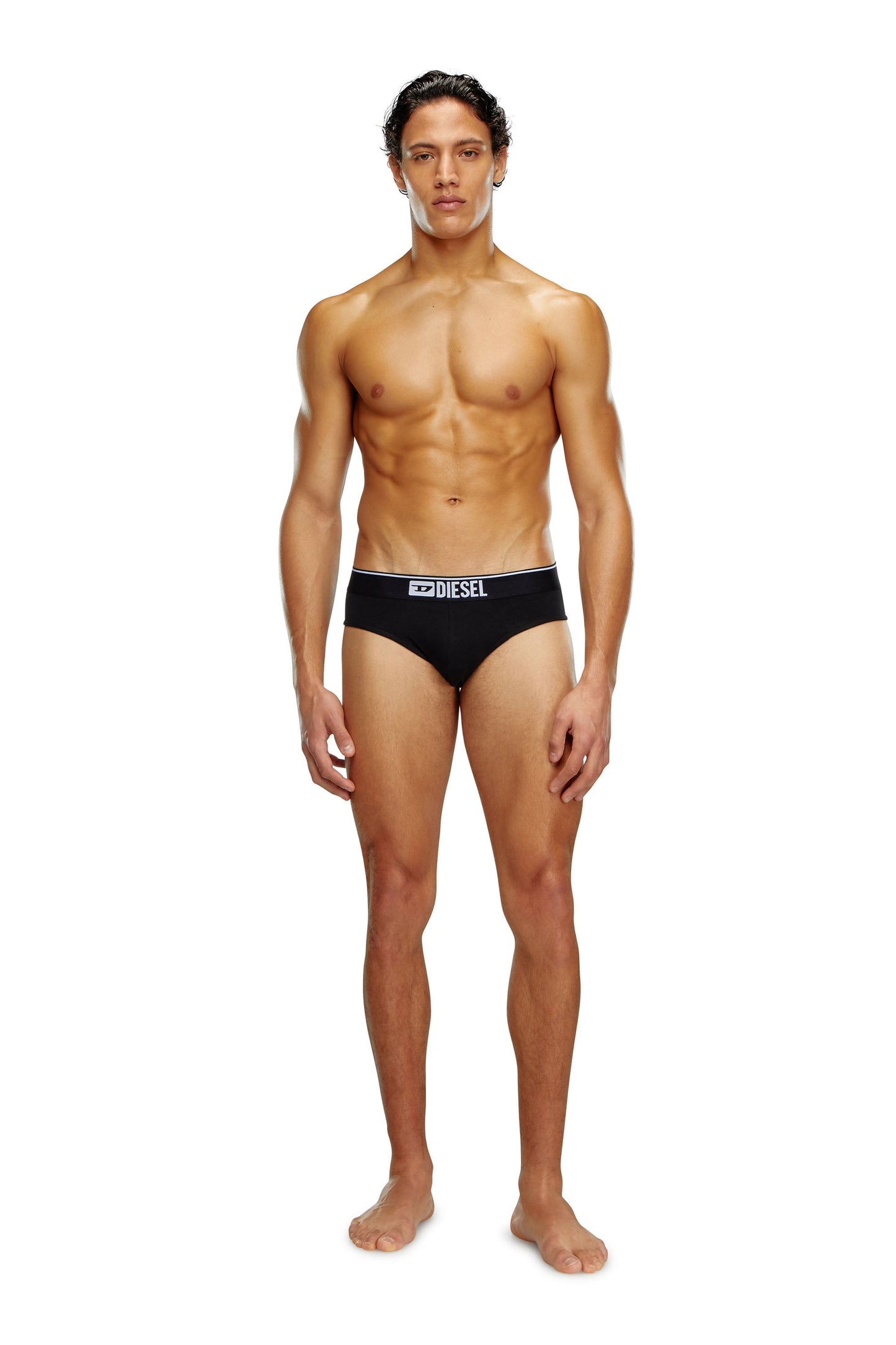 Three-pack of plain logo briefs