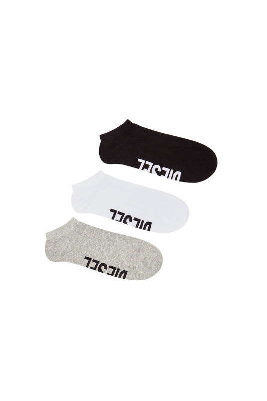 Three-pack low-cut logo instep socks