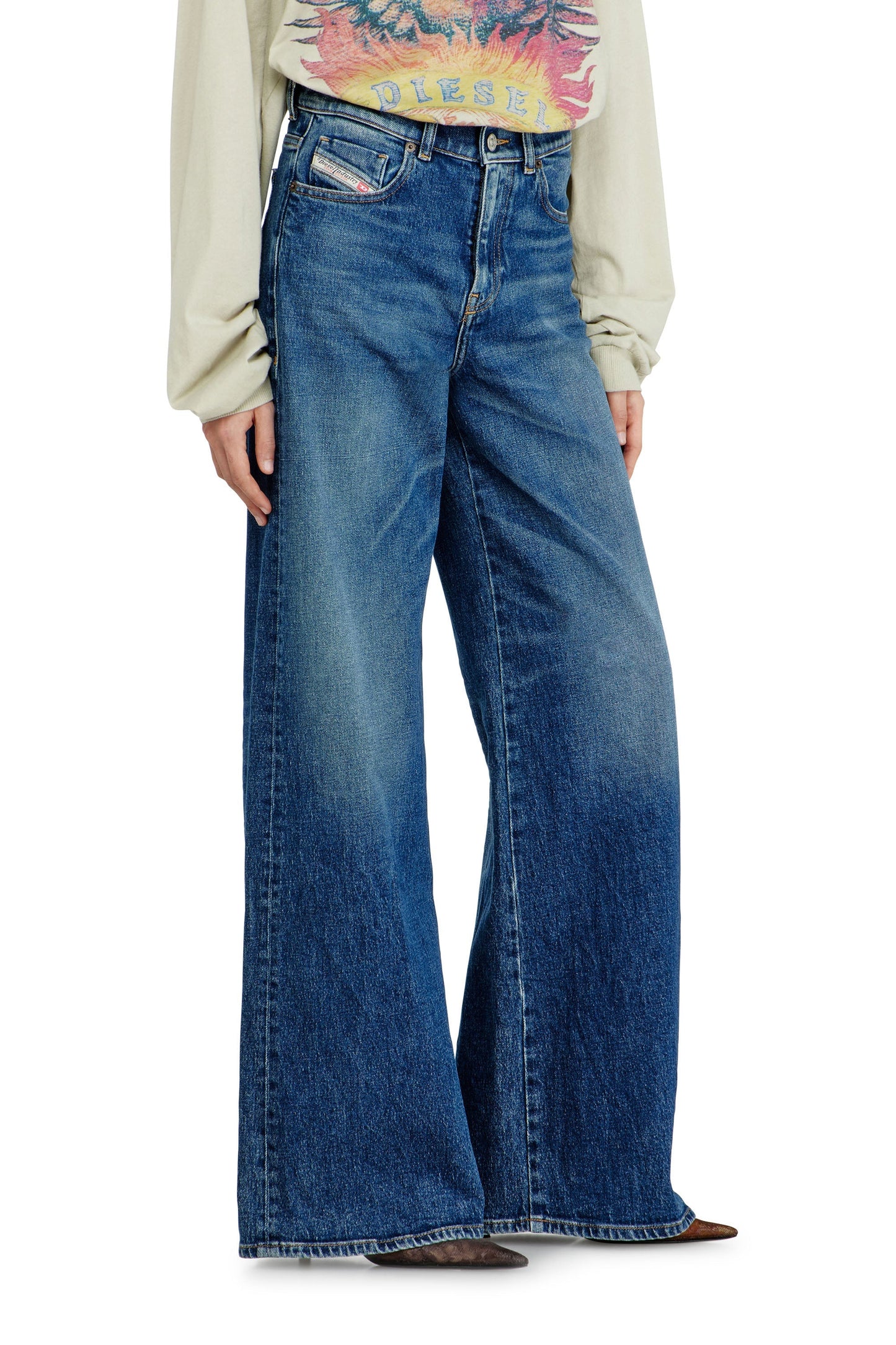 Flare Jeans Regular Waist 1978 D-Akemi