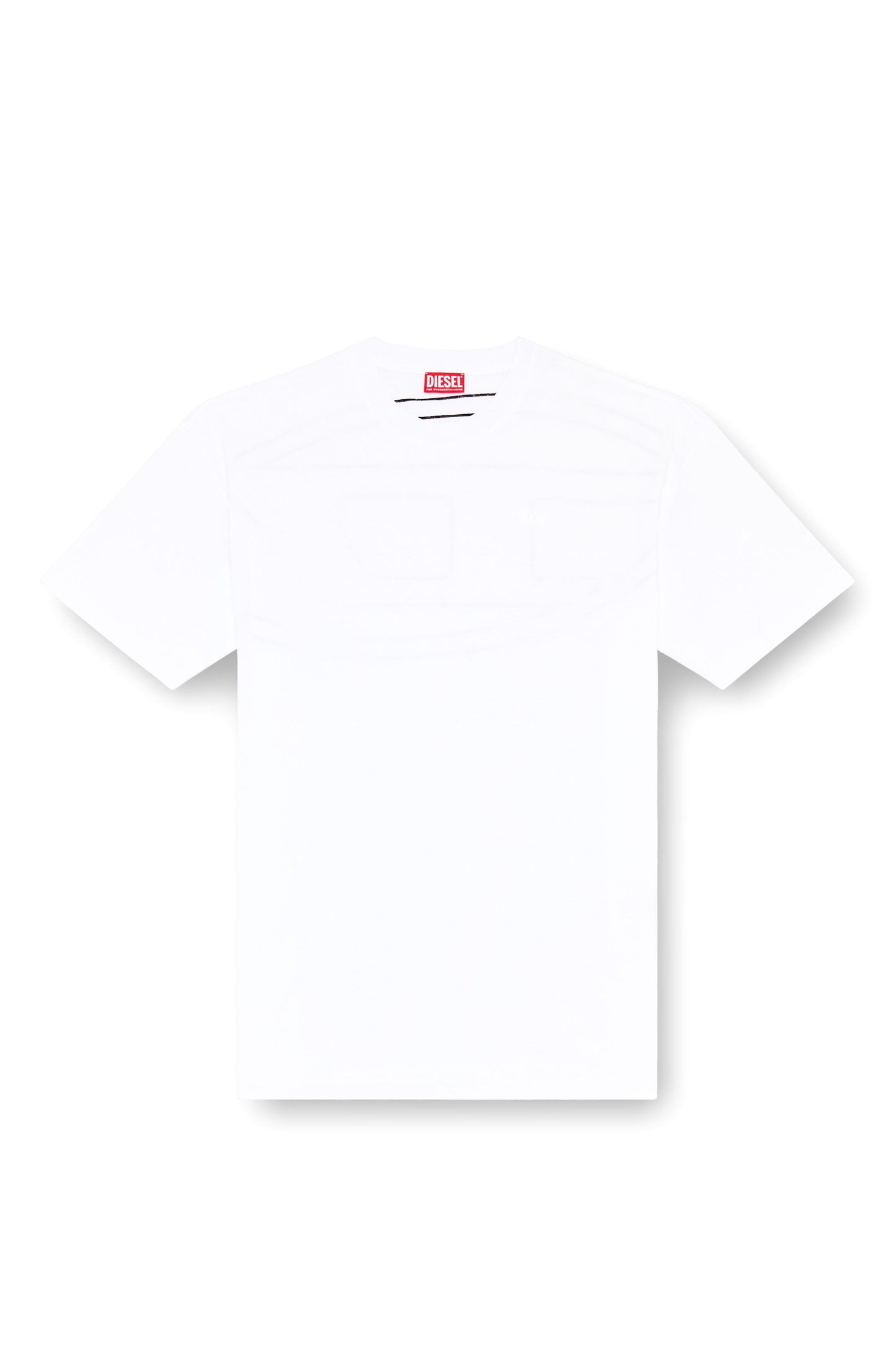 T-shirt with maxi oval D embroidery