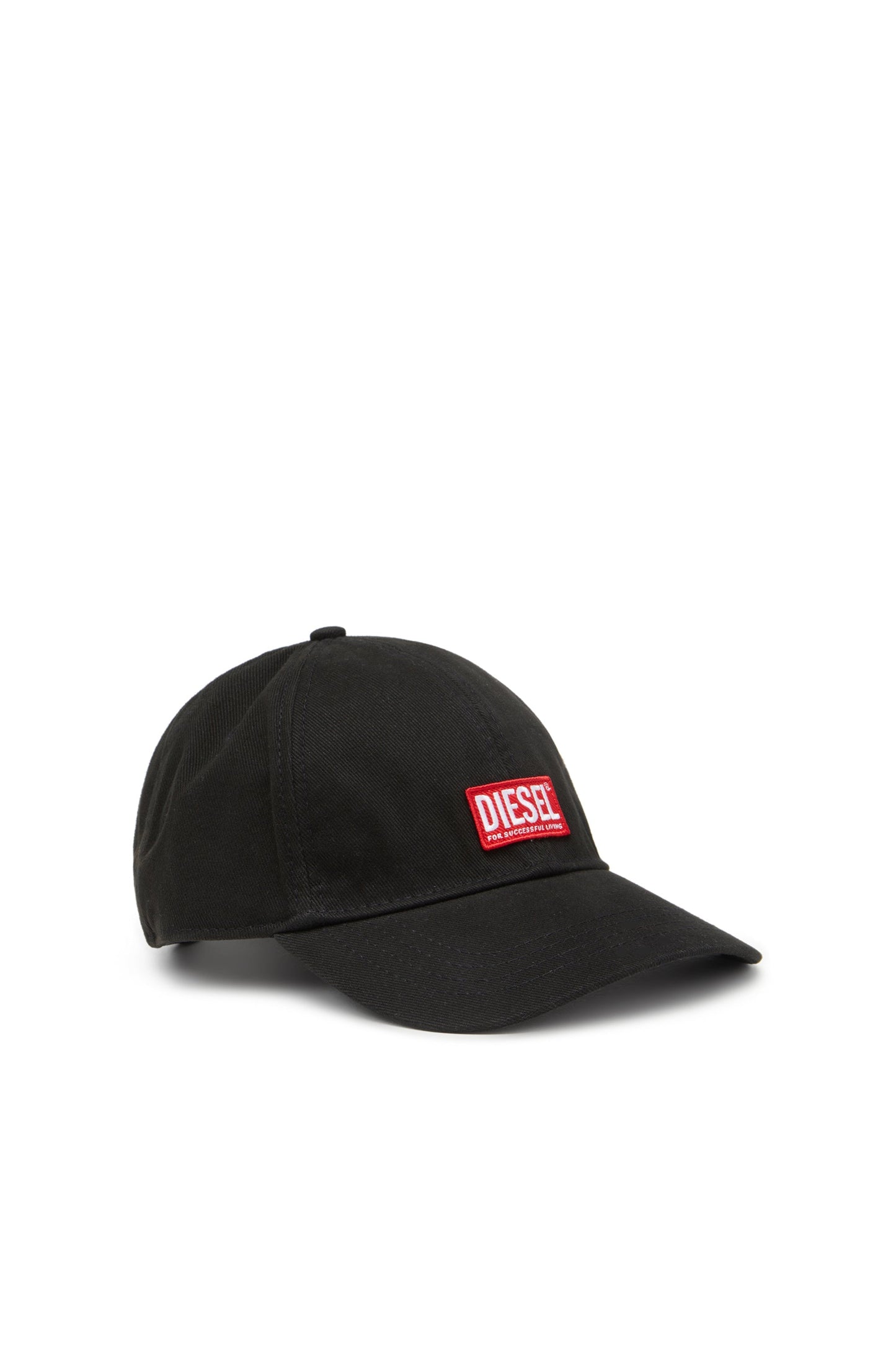Baseball cap with logo patch