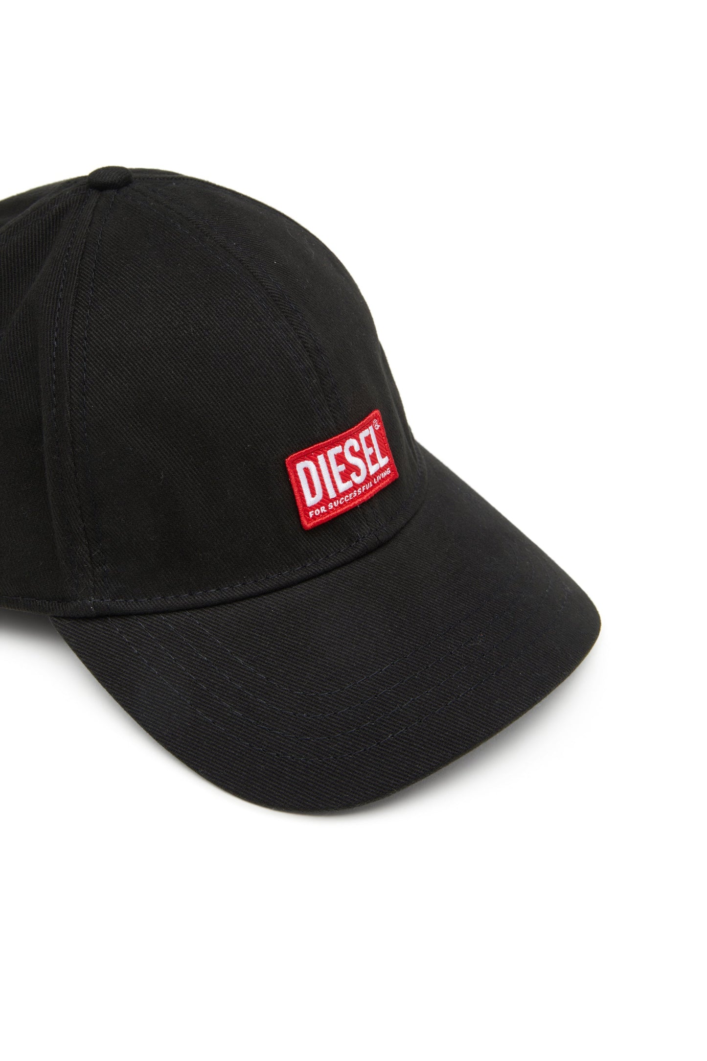 Baseball cap with logo patch