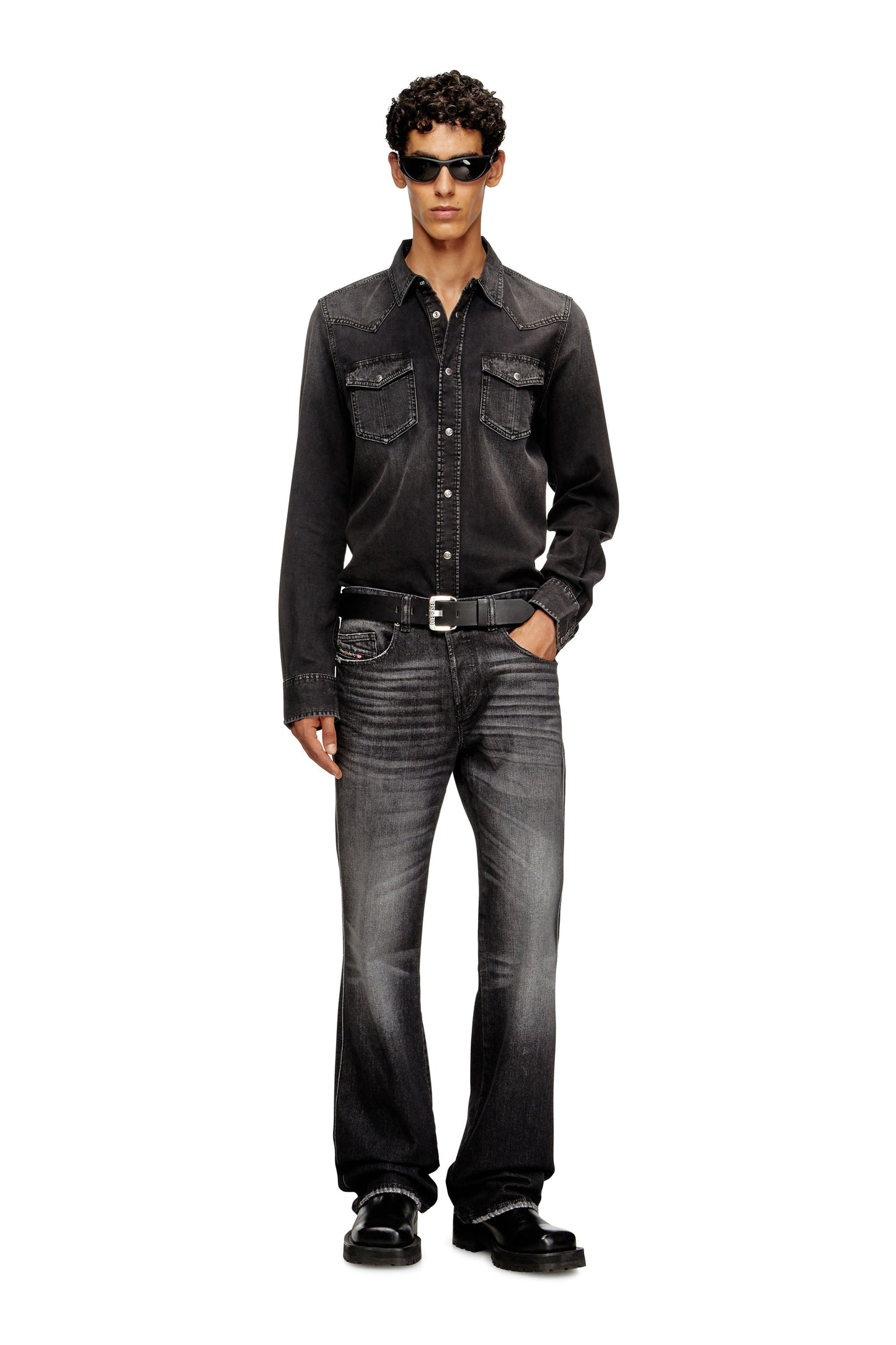Denim overshirt