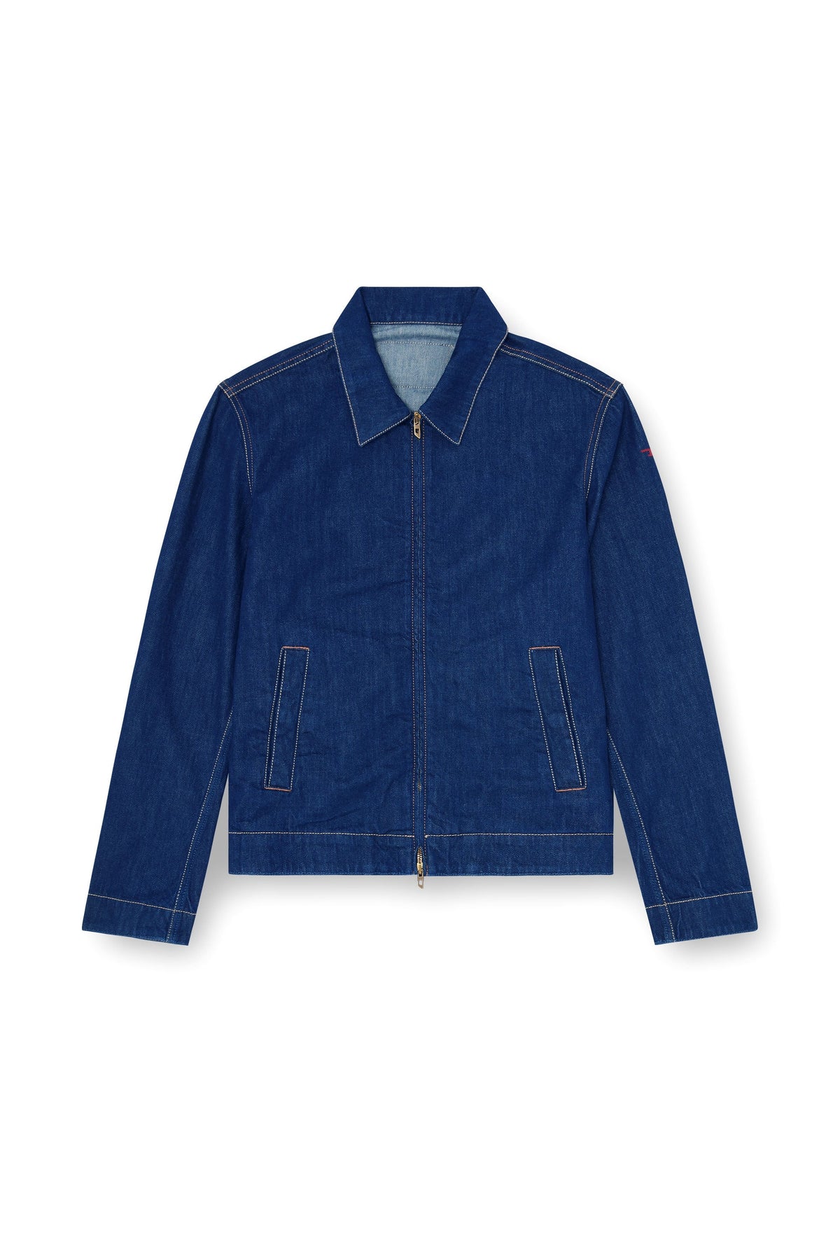 Coach jacket in rinse denim