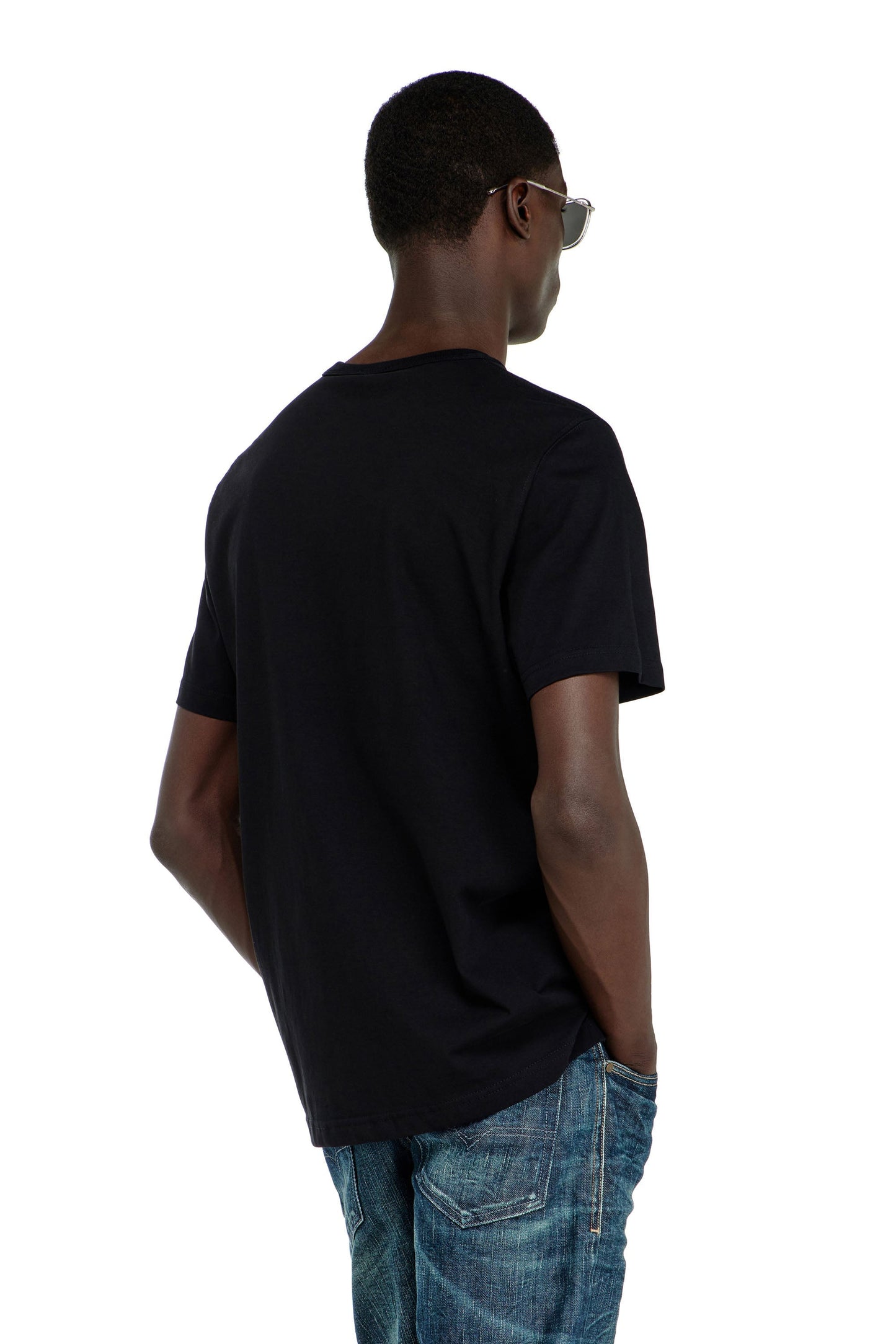 T-shirt with metallic Oval D