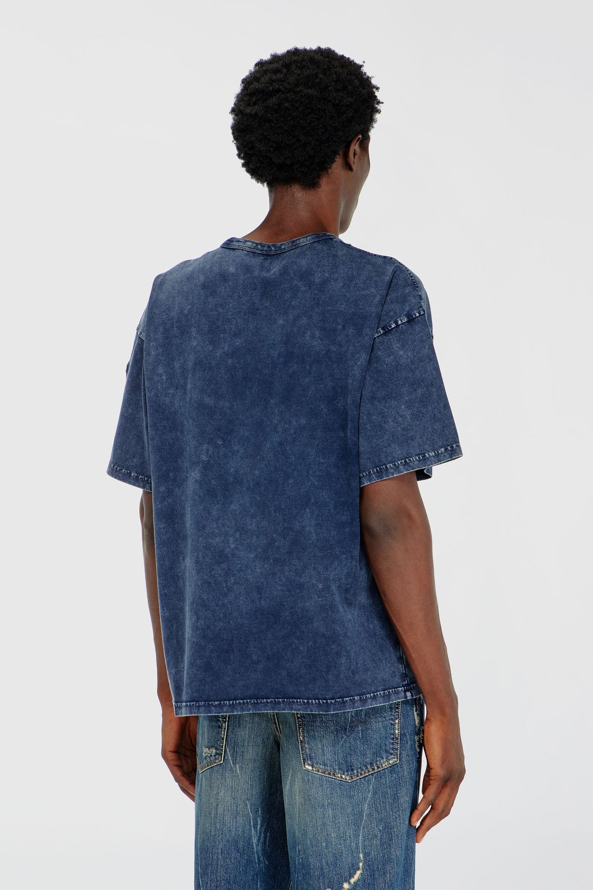 Relaxed cotton T-shirt with Oval D applique
