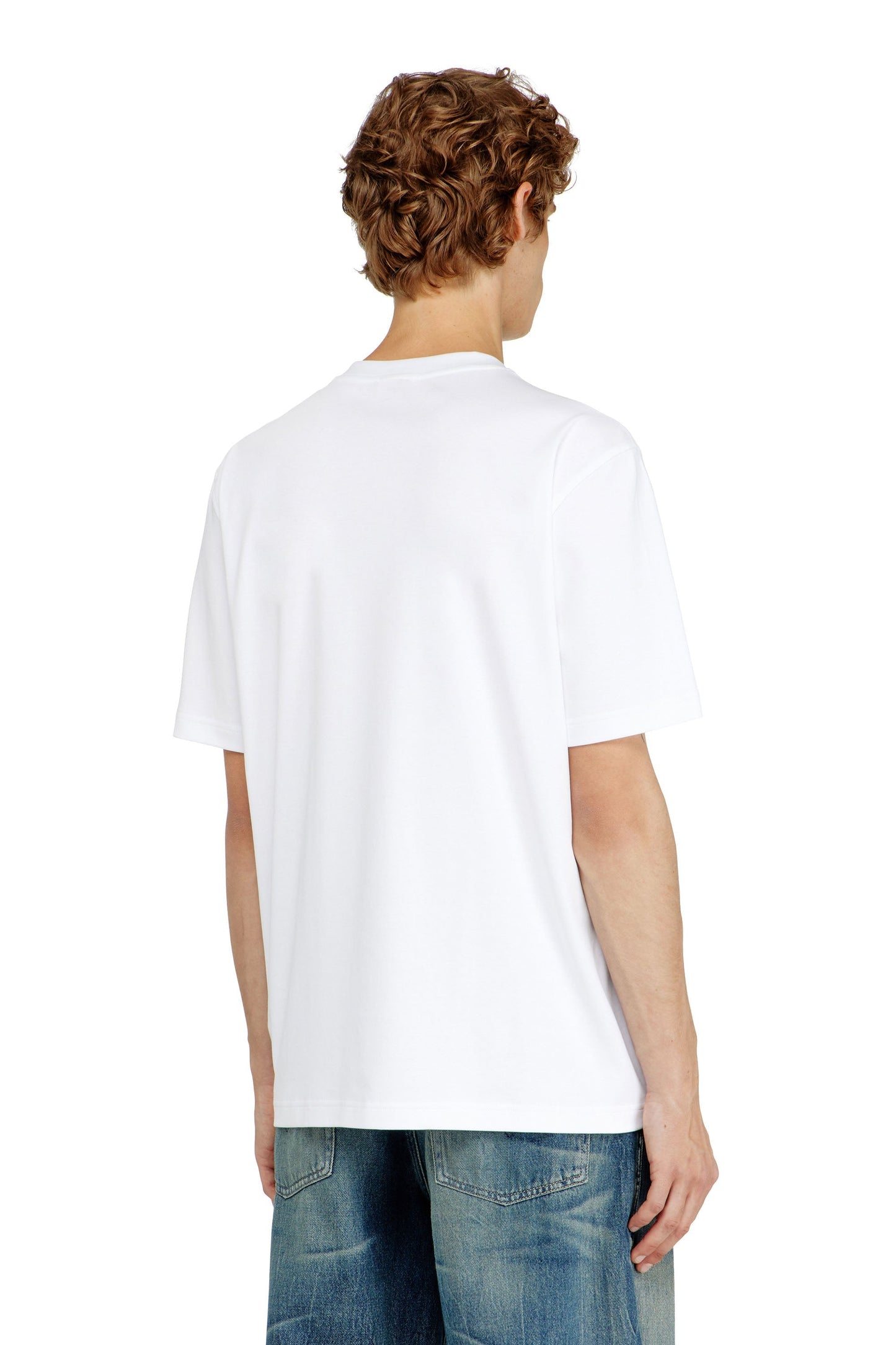 Cotton T-shirt with small logo on chest