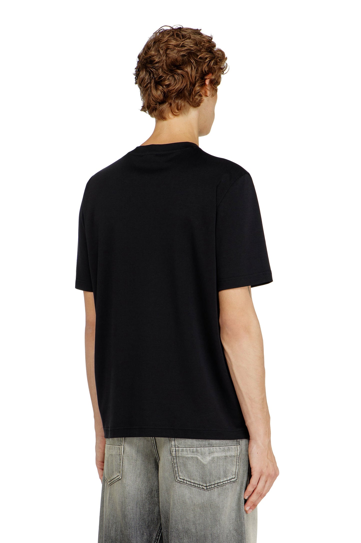 Cotton T-shirt with small logo on chest