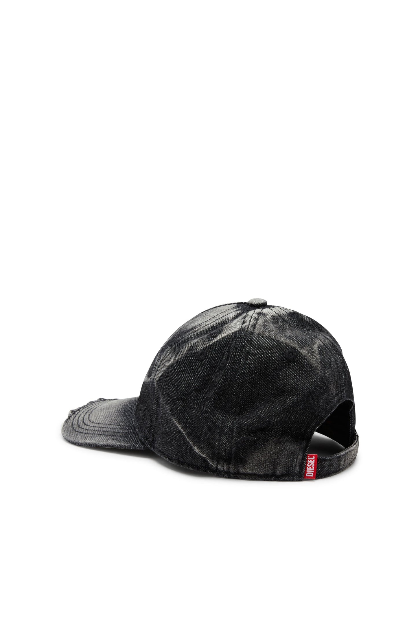 Baseball cap in destroyed denim
