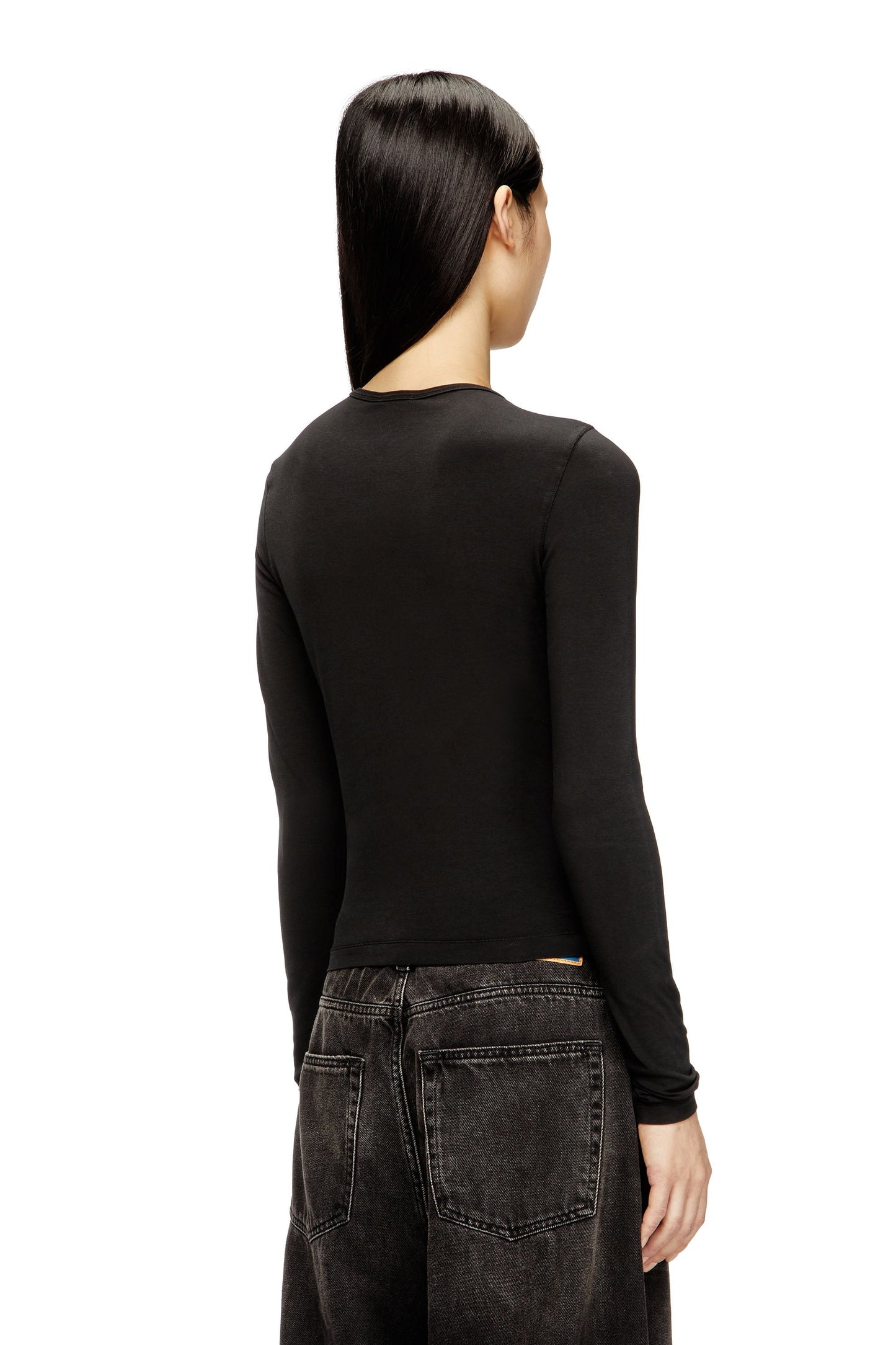 Cotton sweater with Oval D logo