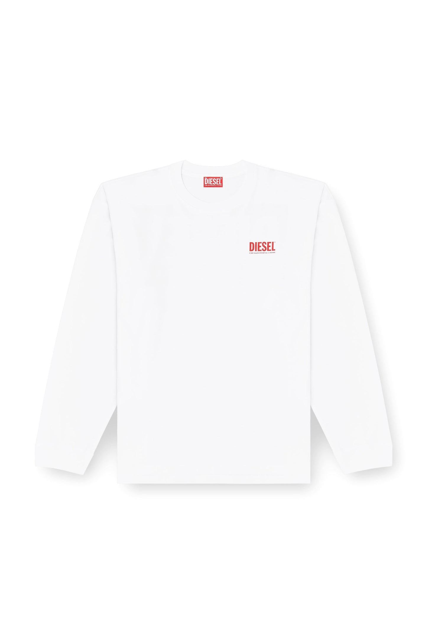 Relaxed long-sleeve T-shirt with Biscotto logo
