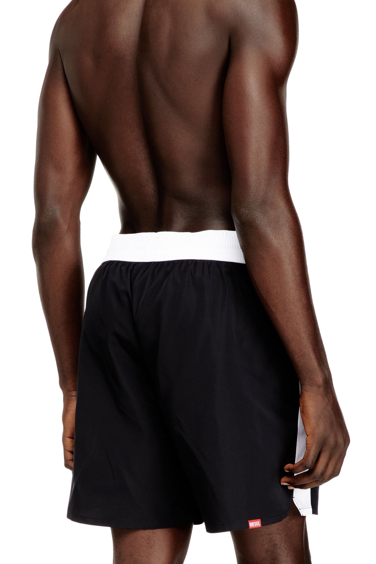 Swim shorts with contrast waistband