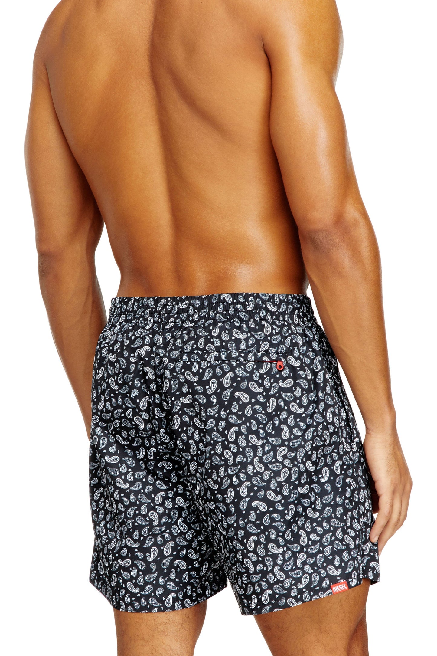 Boardshorts with paisley print
