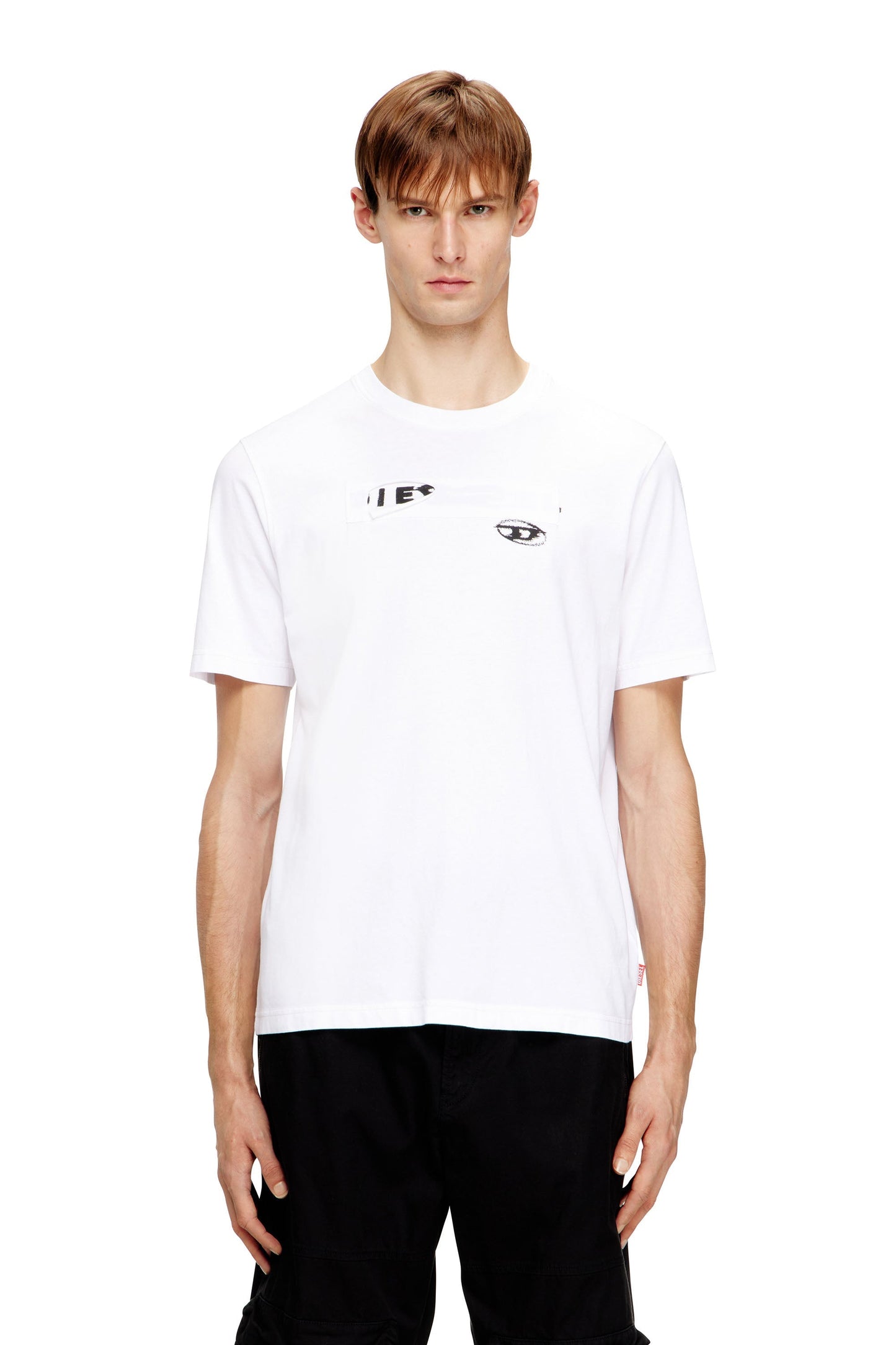 Regular T-shirt with patches and prints