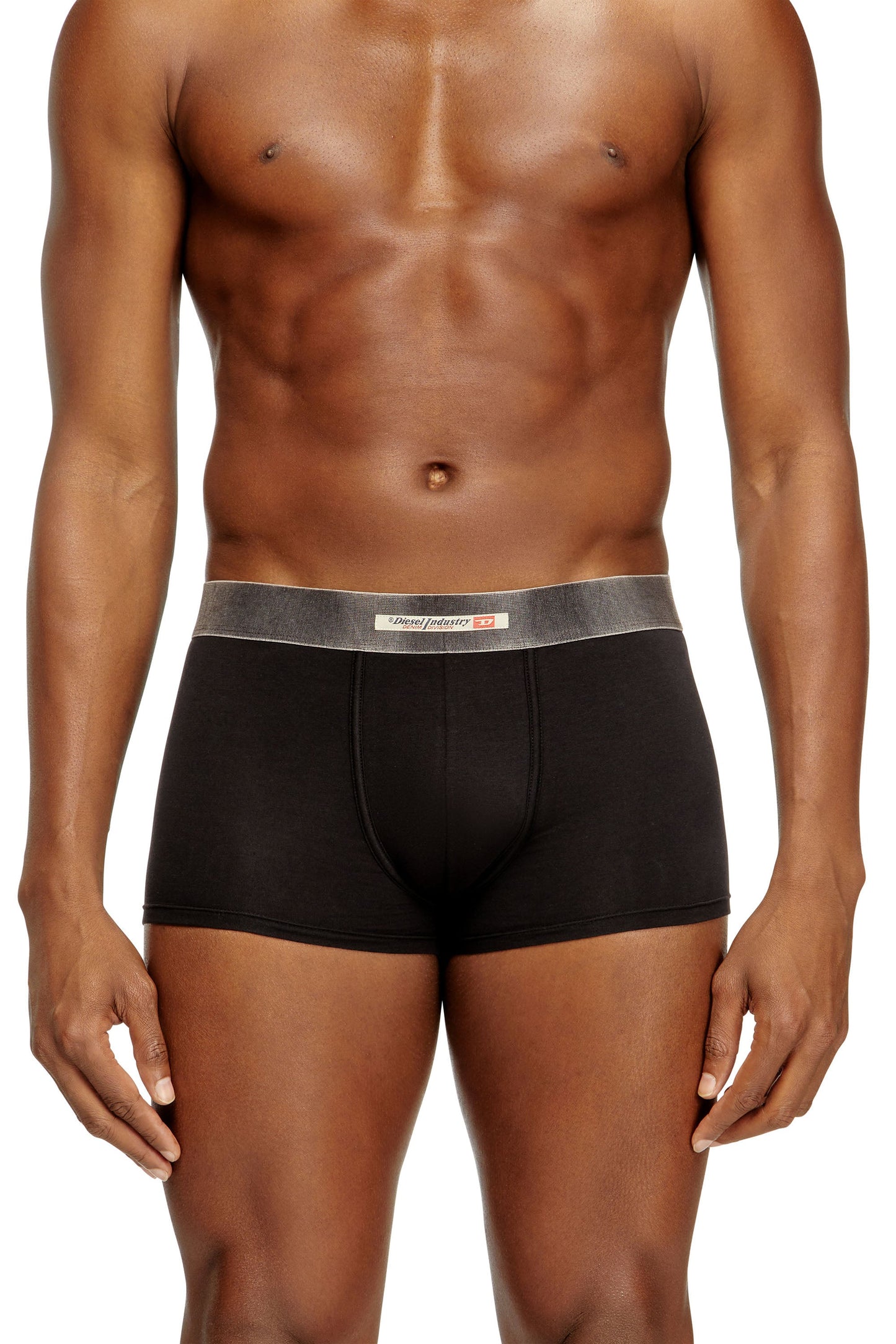 Three-pack of stretch cotton boxer briefs with satin waistband