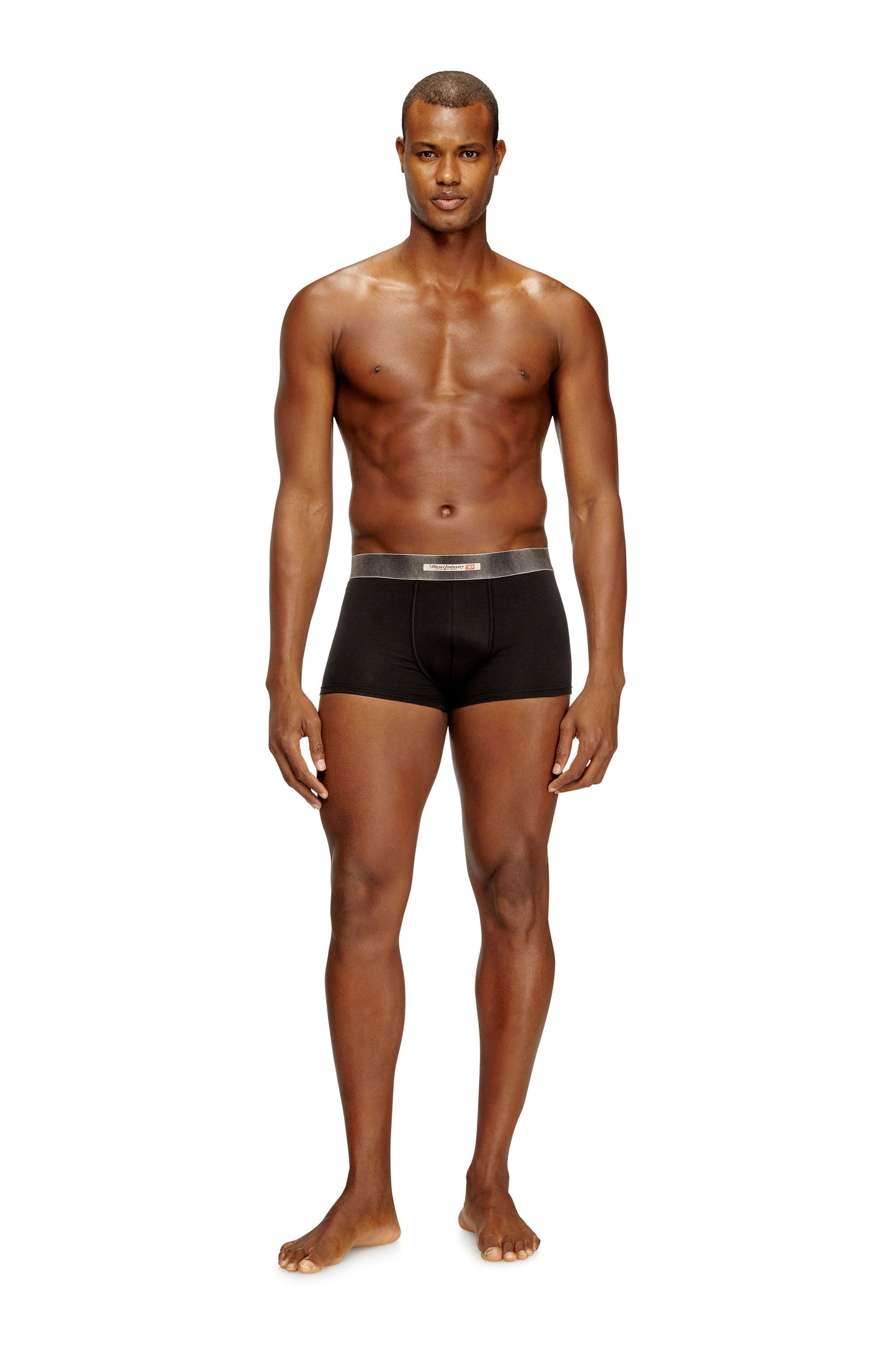 Three-pack of stretch cotton boxer briefs with satin waistband