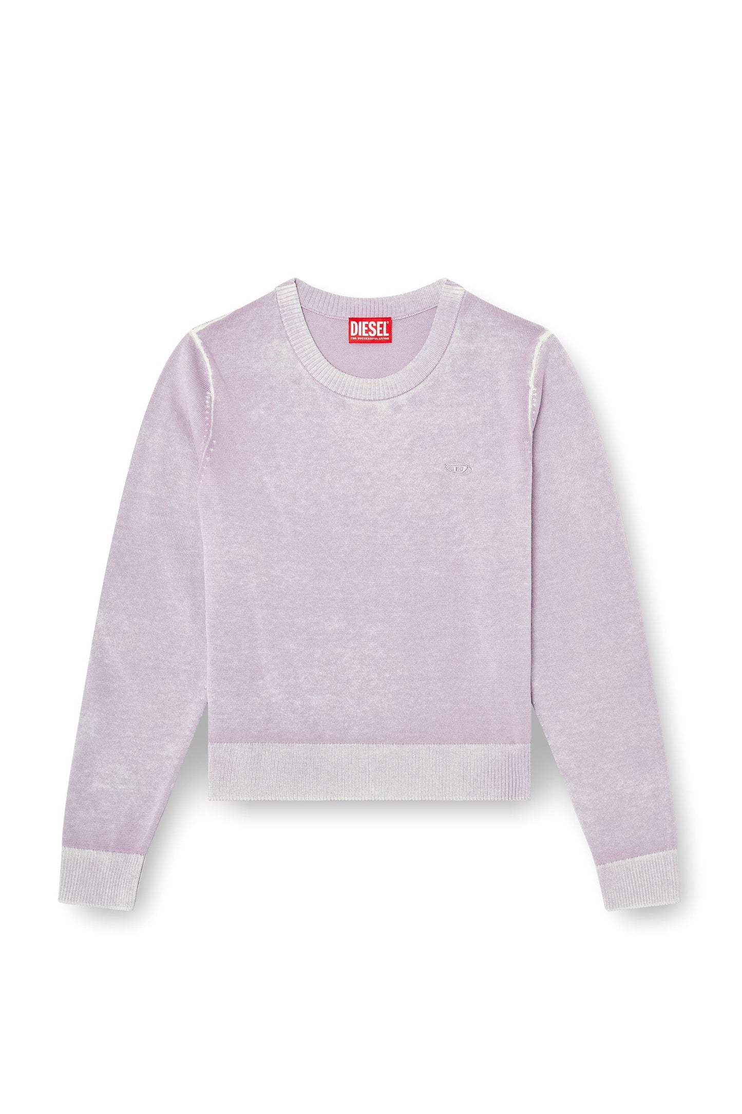 Jumper with faded reverse print