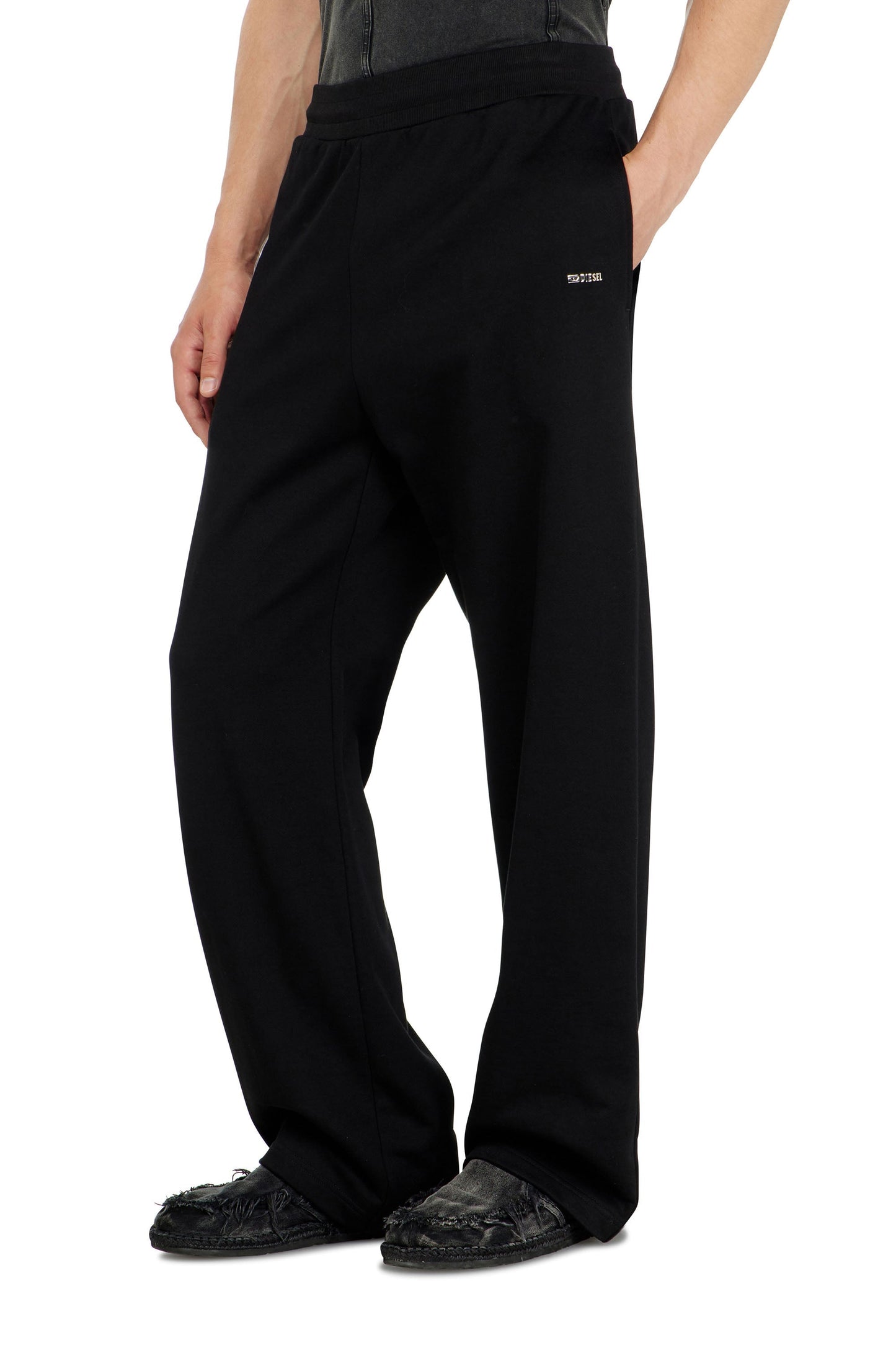 Sweatpants in mercerised cotton