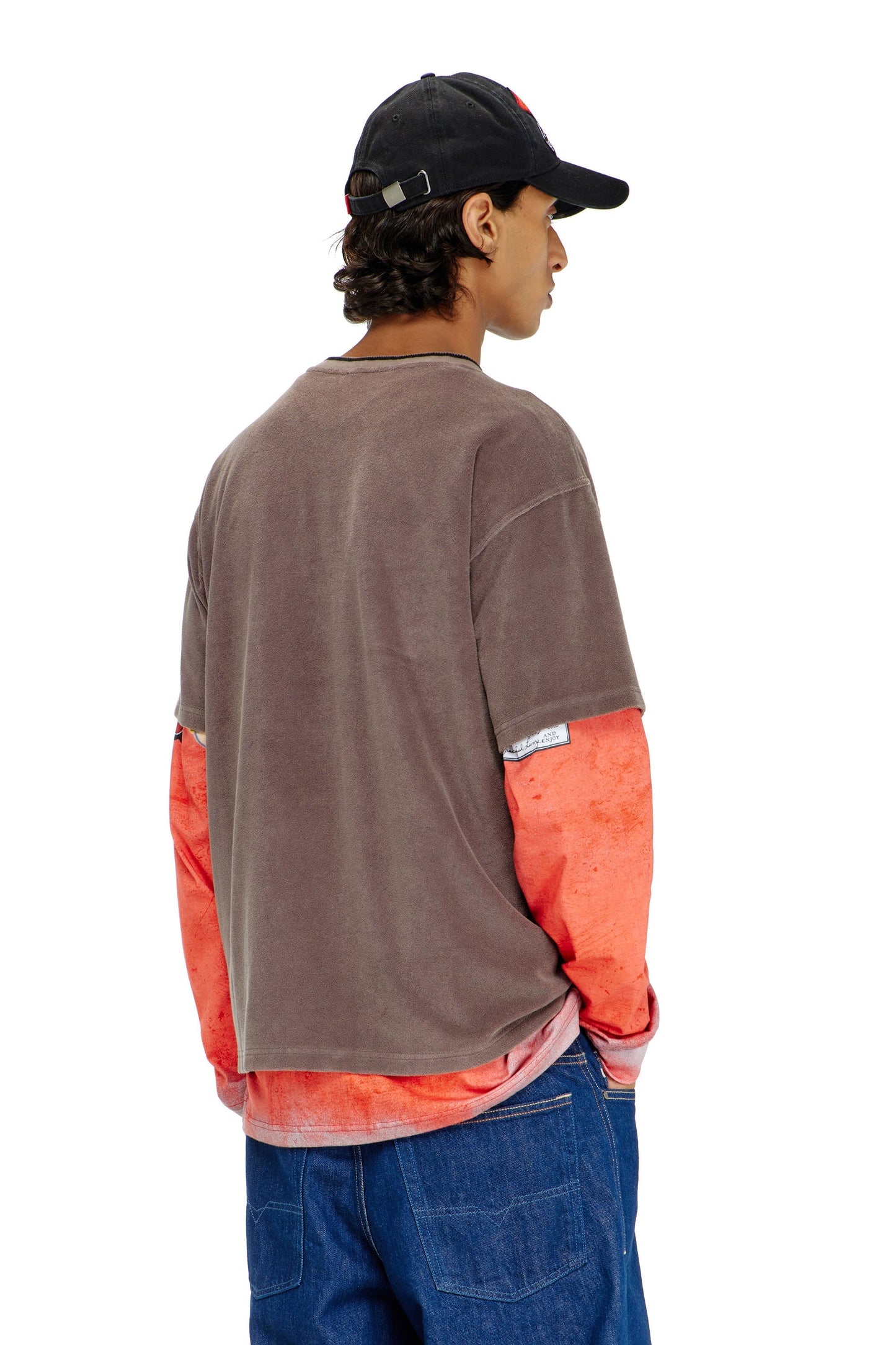 Chenille T-shirt with shield patch