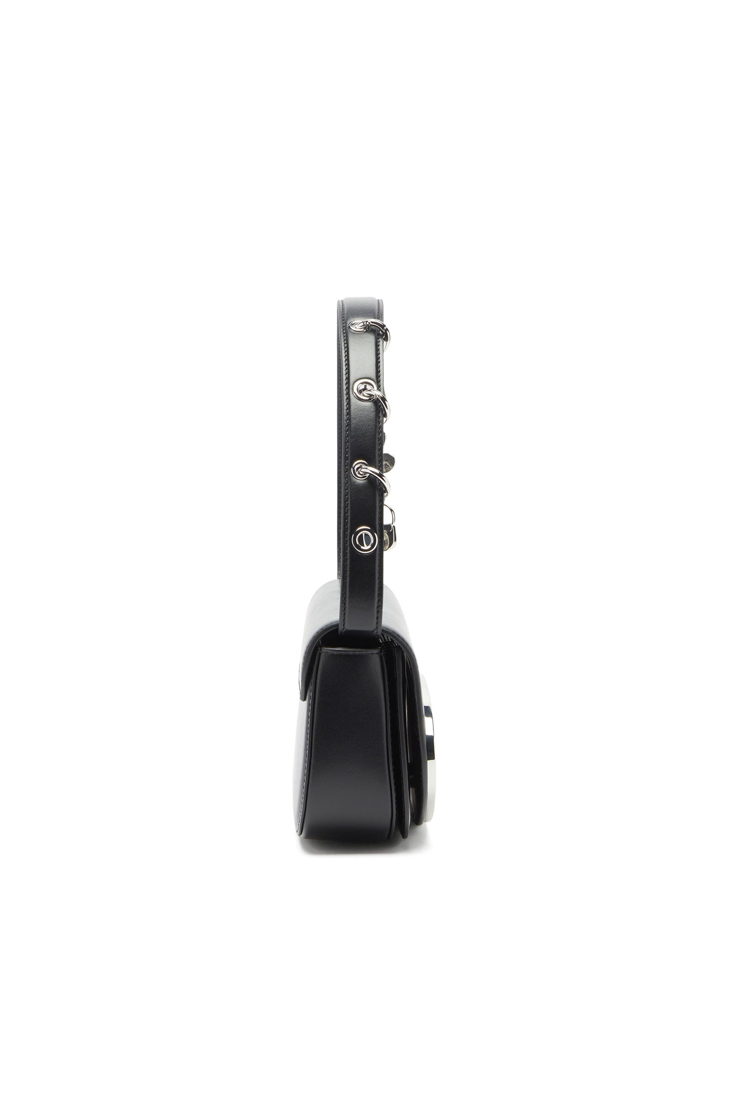 1DR -Iconic shoulder bag in leather with handle charms