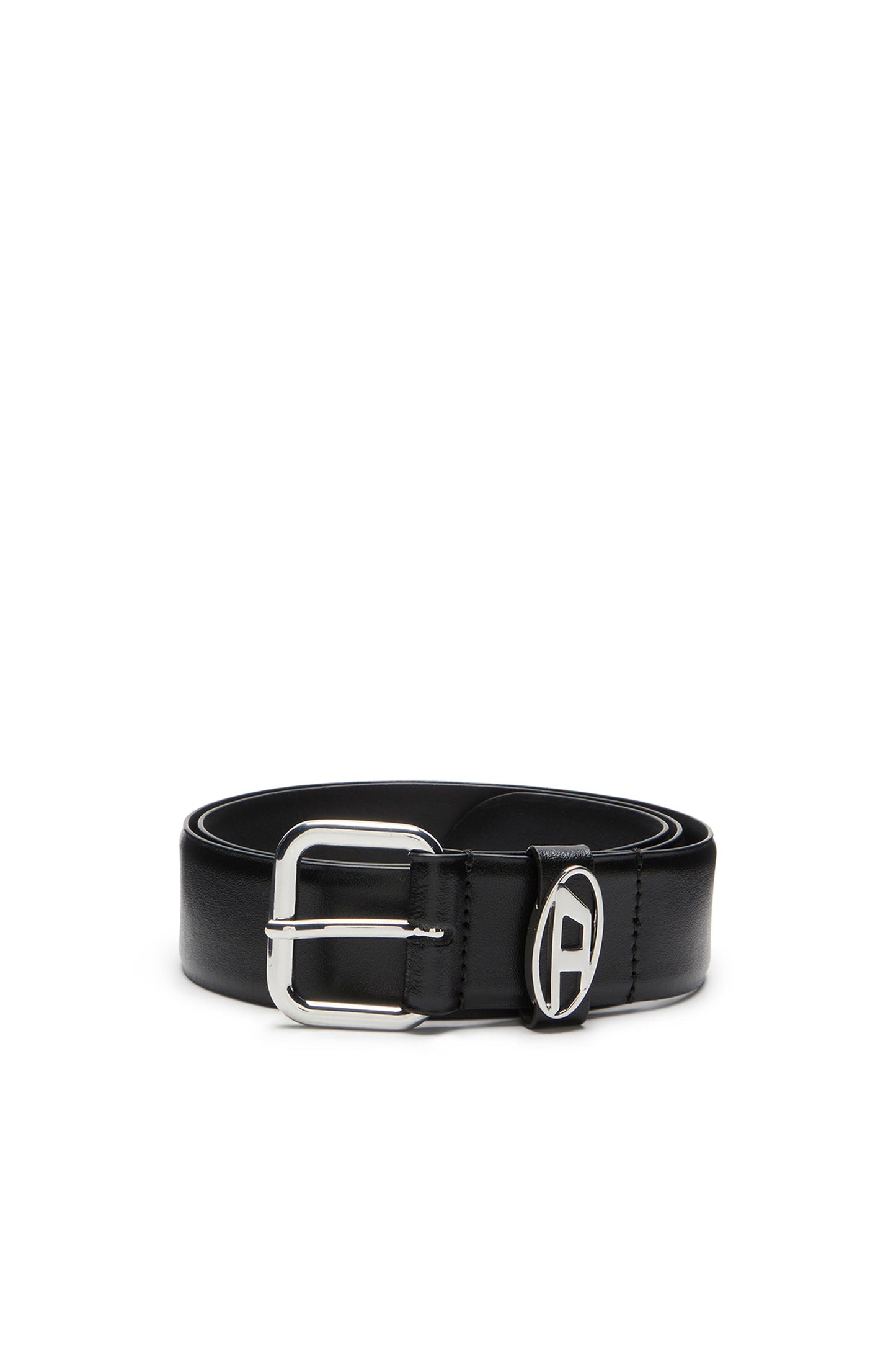 3.9cm logo-plaque embellished leather belt