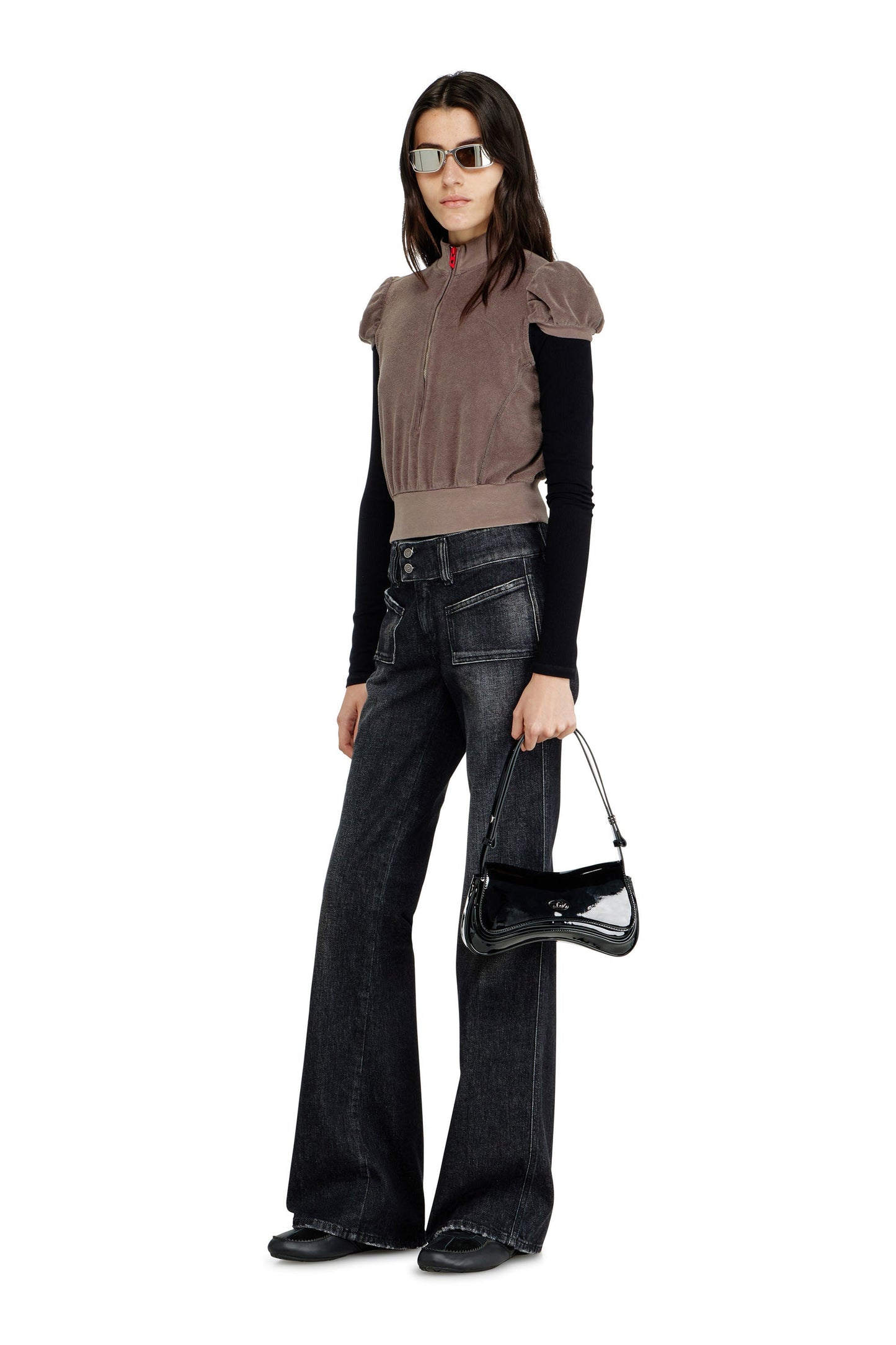 Play-Clutch in glossy PU