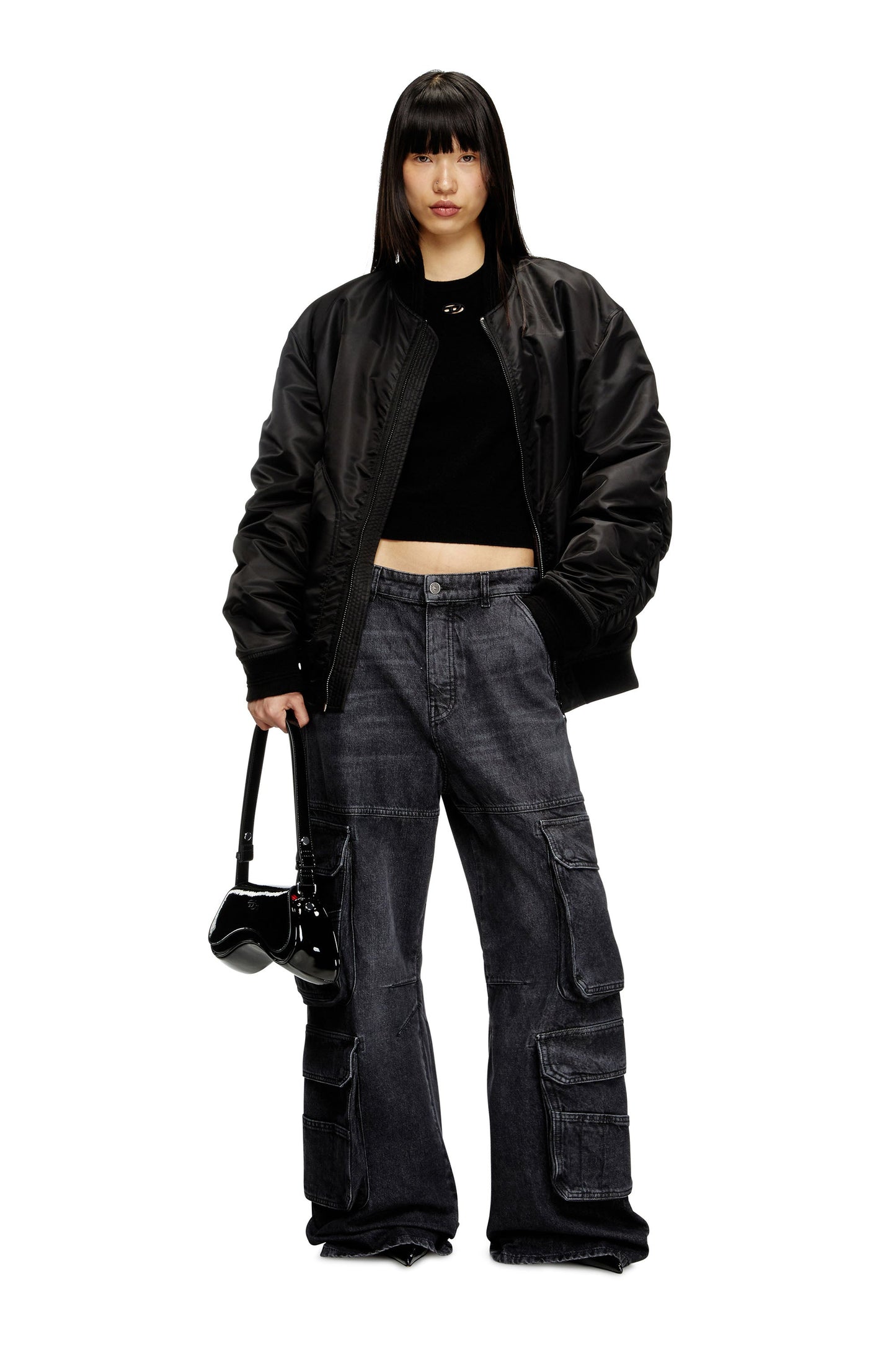 Play-Glossy crossbody bag