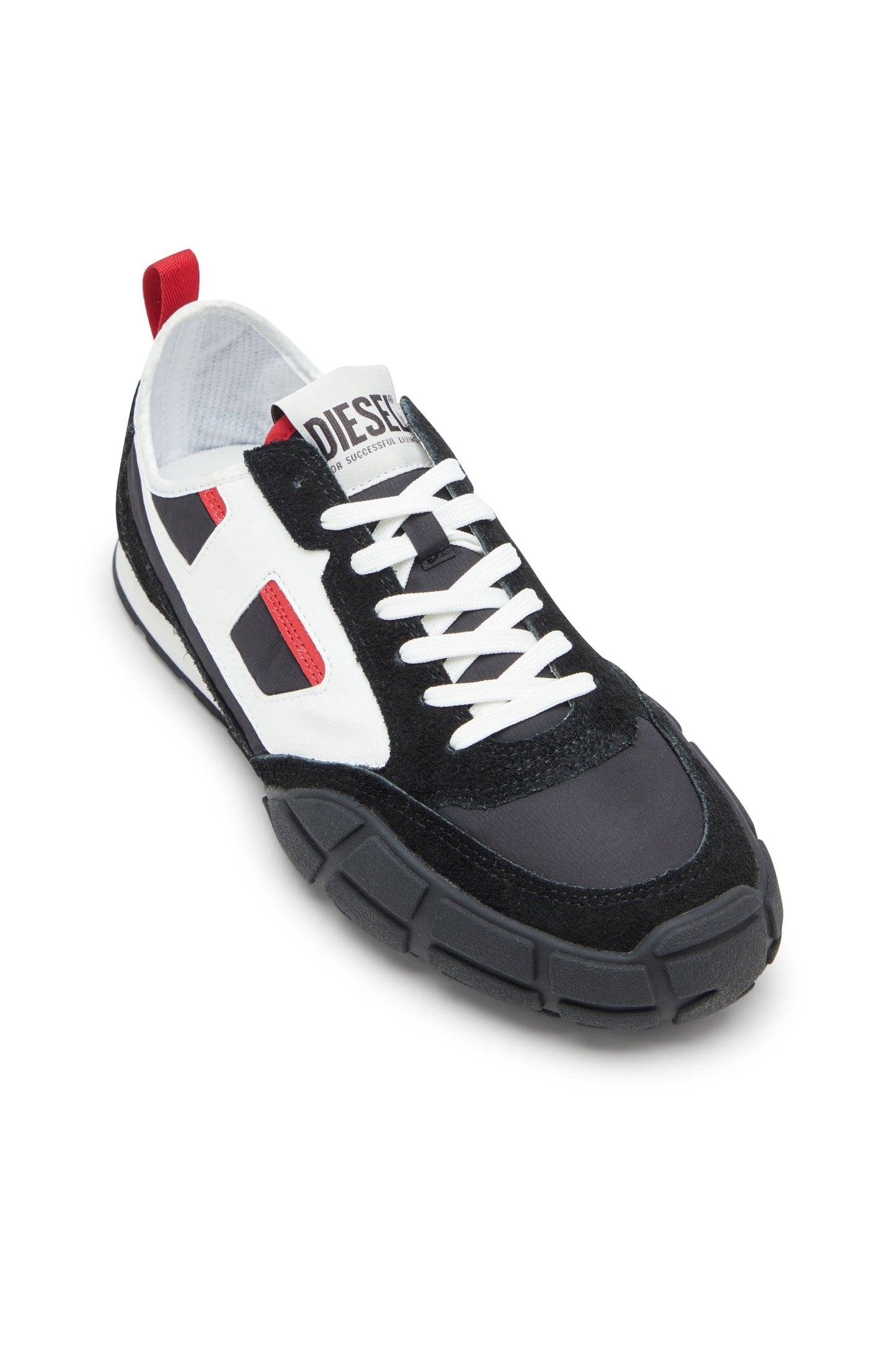 S-Pagodha-Sneakers in leather, suede and ripstop